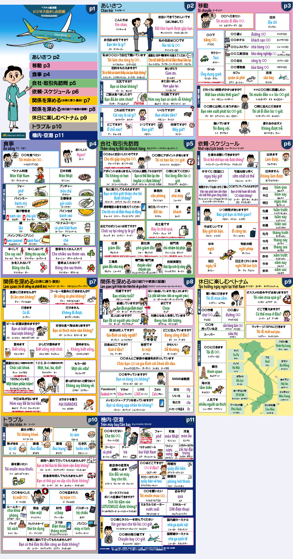 ベトナム国際結婚・国際結婚ベトナム交流会 ベトナム語指さしベトナム会話帳